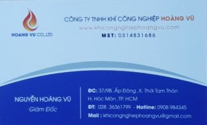 Khí Công Nghiệp Hoàng Vũ Cho Thuê Bình Khí