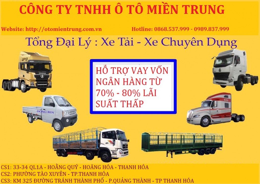 Ảnh bìa của Xe Tải Miền Trung - 100% Xe Nhập Khẩu