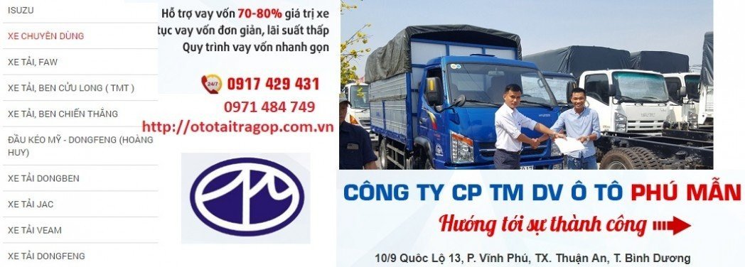 Xe Tải Jac Trả Góp