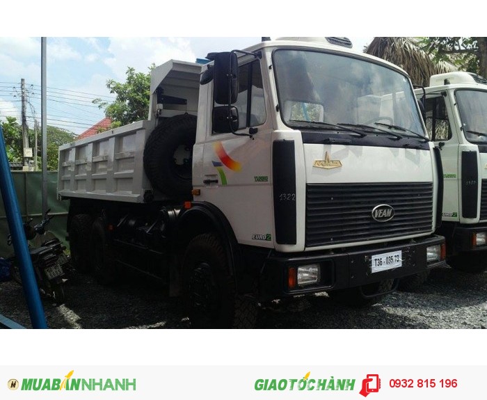 Xe tải ben tự đổ 11 tấn mới nhập khẩu Nga Belarus Veam ben VB1110 11 tấn