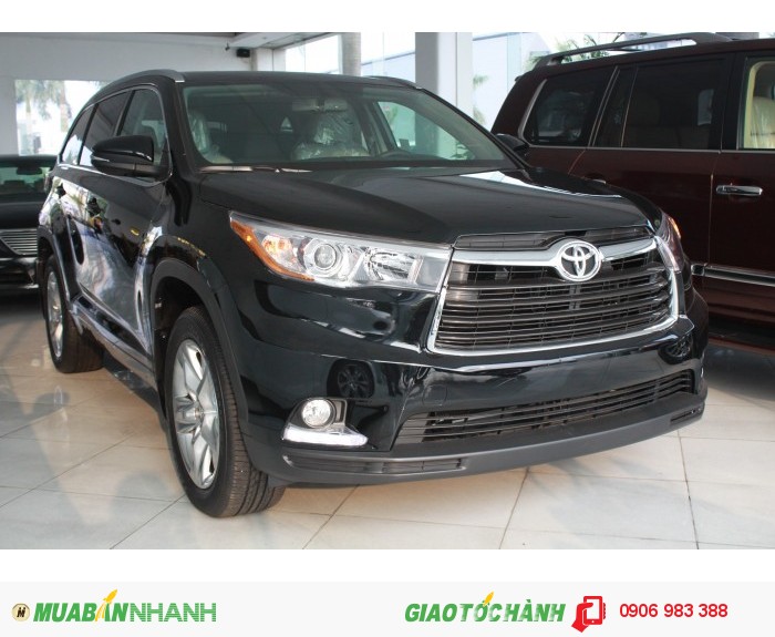 Toyota Highlander Limited AWD 3.5L màu đen 2014 .Nhập khẩu nguyên chiếc, mới 100%