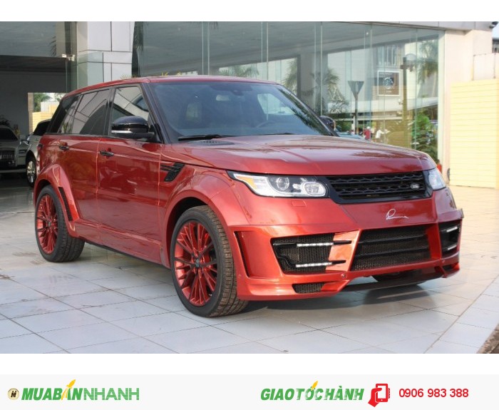 Xe LandRover Range rover Lumma Design đỏ 2014