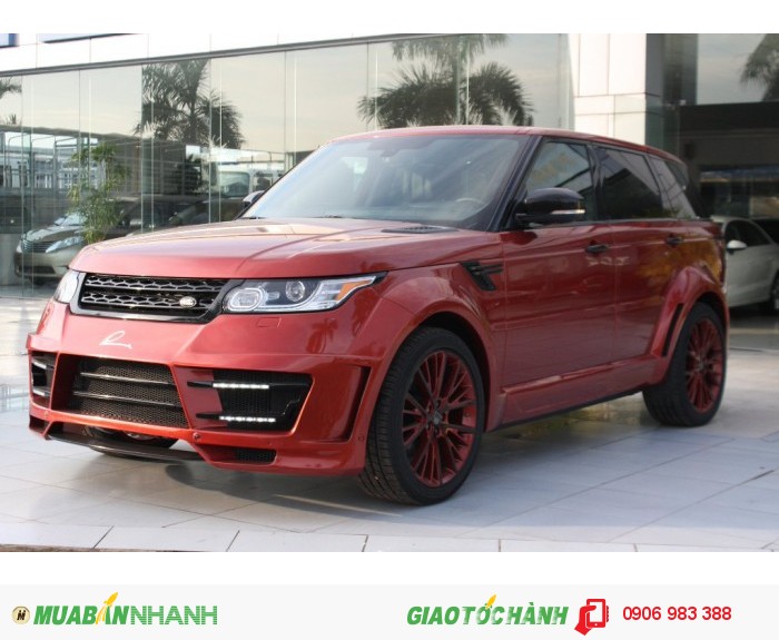 Xe LandRover Range rover Lumma Design đỏ 2014