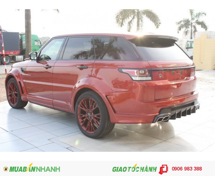 Xe LandRover Range rover Lumma Design đỏ 2014