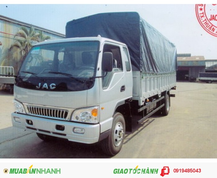 Đại lý bán xe tải JAC 6,4 tấn - 6.4T - 6T4 - 6 tấn 5 chất lượng, giá rẻ.