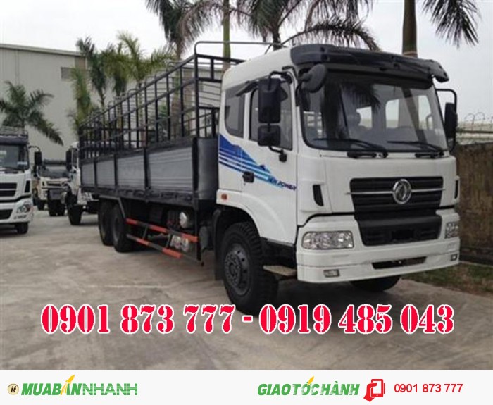 Xe tải Dongfeng Trường Giang 4 chân 18.7 tấn/18T7 2 cầu thật - Dongfeng 18.7 tấn/18T7  trả góp lãi suất 0.7%/tháng