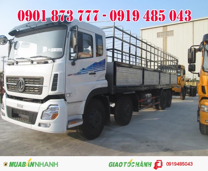 Giá bán xe Dongfeng 3 chân 14,5 tấn/14T5 - Đại lý xe tải Dongfeng 3 chân 14T5/14,5 tấn/14.5 tấn uy tín