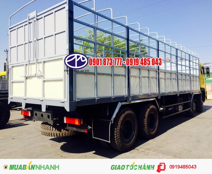 Giá bán xe Dongfeng 3 chân 14,5 tấn/14T5 - Đại lý xe tải Dongfeng 3 chân 14T5/14,5 tấn/14.5 tấn uy tín