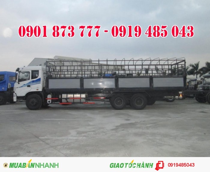 Giá bán xe Dongfeng 3 chân 14,5 tấn/14T5 - Đại lý xe tải Dongfeng 3 chân 14T5/14,5 tấn/14.5 tấn uy tín