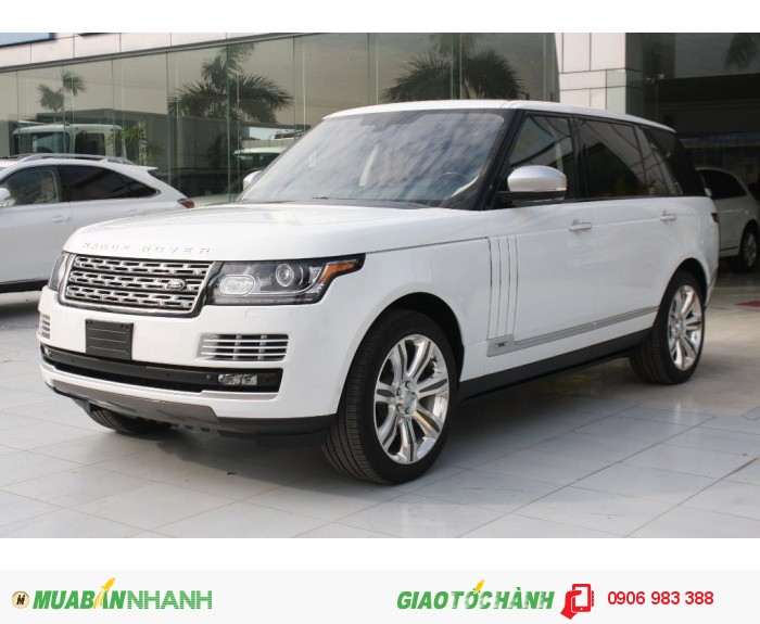 Xe LandRover Range Rover Autobiography LWB Black Edition 2015 Trắng da bò, Mới 100%