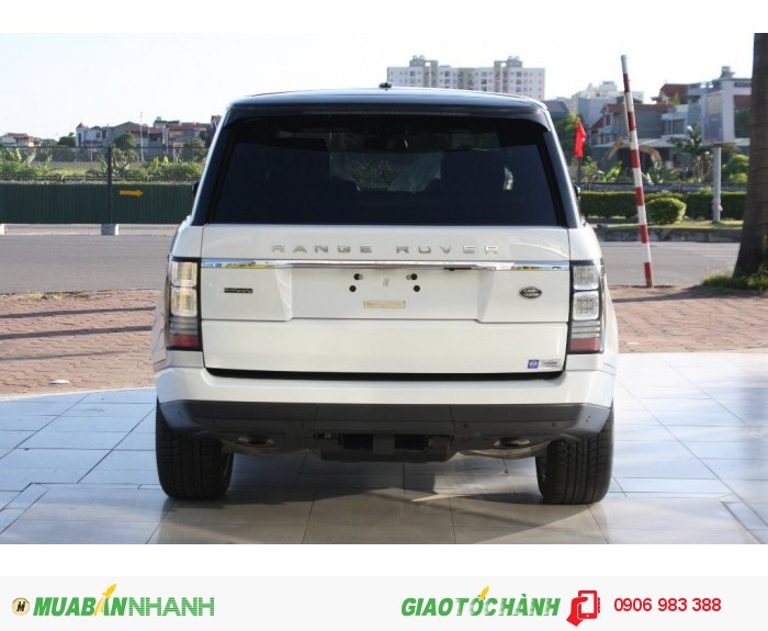 Xe LandRover Range Rover Autobiography LWB Black Edition 2015 Trắng da bò, Mới 100%
