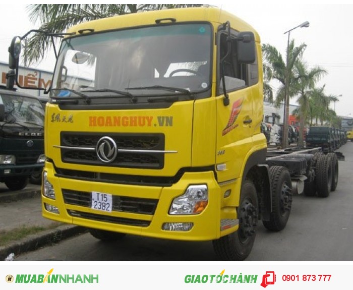 Xe tải Dongfeng Hoàng Huy 4 chân L315 17.9 tấn, giá xe tải dongfeng 4 chân 17.9 tấn tốt nhất miền Nam