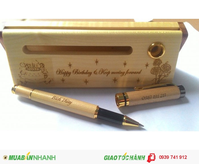 Hộp bút gỗ khắc chữ theo yêu cầu
Giá giảm còn 270k/bộ
Tặng kèm hộp gói quà và 1 ngòi bút cao cấp4