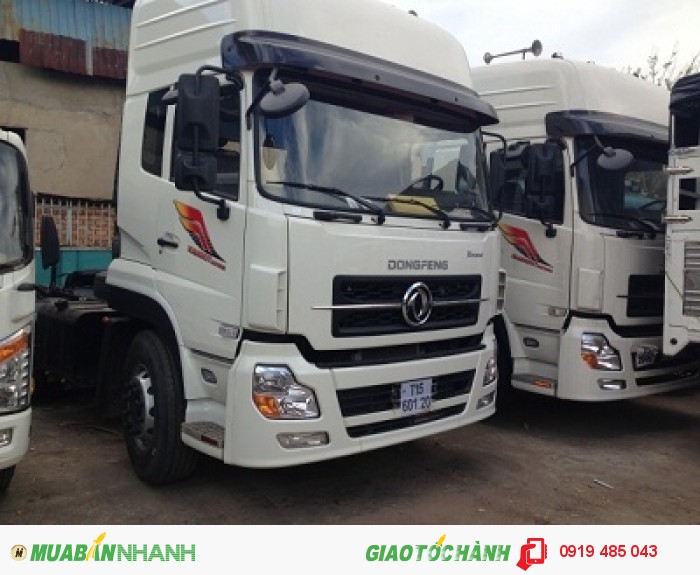 Mua bán xe đầu kéo Dongfeng Hoàng Huy 3 chân 6x4 nhập khẩu, Bán xe đầu kéo Dongfeng 3 chân 6x4 nhập khấu trả góp lãi suất 0.7%/tháng