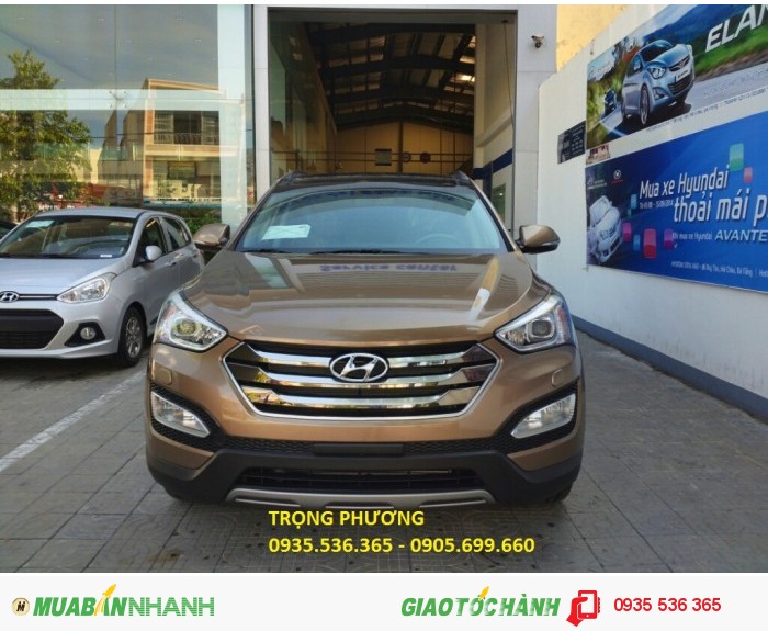 Bán xe ô tô hyundai santafe 2015 đà nẵng, ô tô đà nẵng khuyến mãi