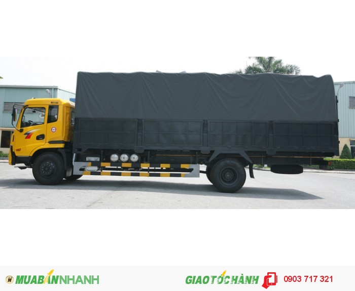 Xe tải Cửu Long TMT 8 tấn thùng bạt dài 9m3