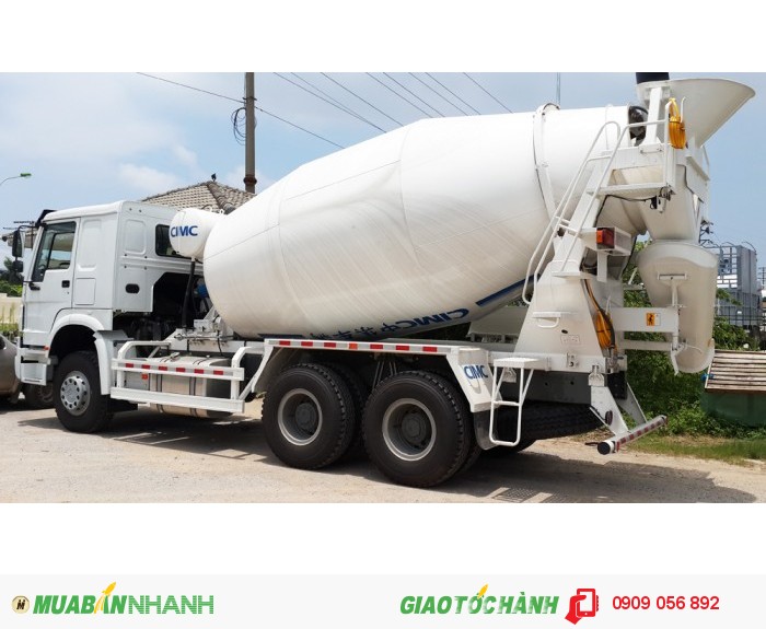 Xe trộn bê tông Howo 10 khối 6x4