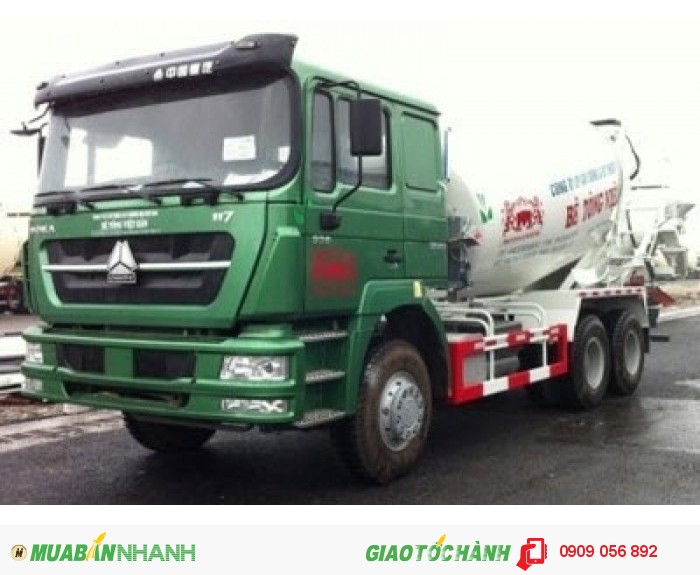 Xe trộn bê tông Howo 10 khối 6x4
