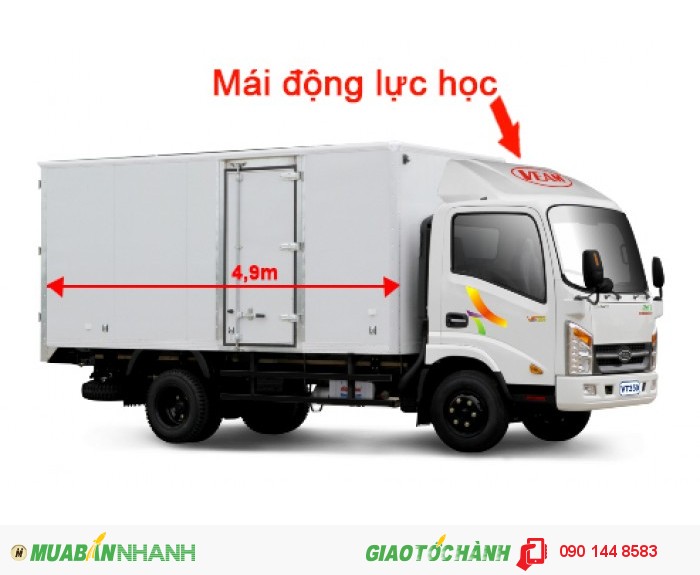 Xe tải Hyundai 3,5 tấn tặng mái lướt gió 2015