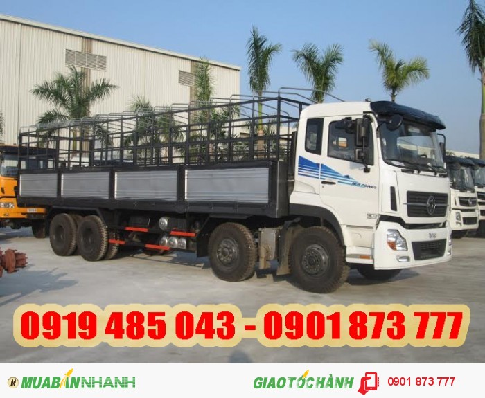 Dòng xe tải Dongfeng Trường giang 4 chân 17.9 tấn 18.7 tấn 19 tấn - Giá xe Dongfeng 4 chân 17.9 tấn/18.7 tấn/19 tấn 2 cầu thật rẻ nhất miền nam