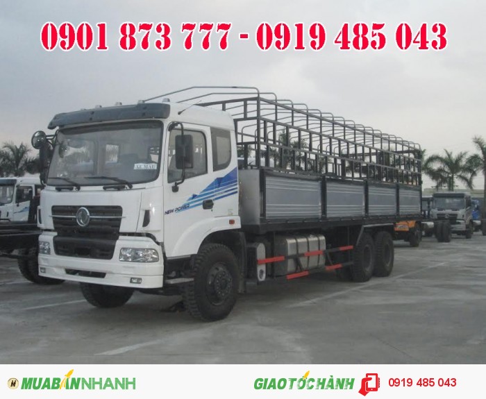 Xe Dongfeng Trường Giang 4 chân 2 cầu thật giá rẻ nhất hiện nay