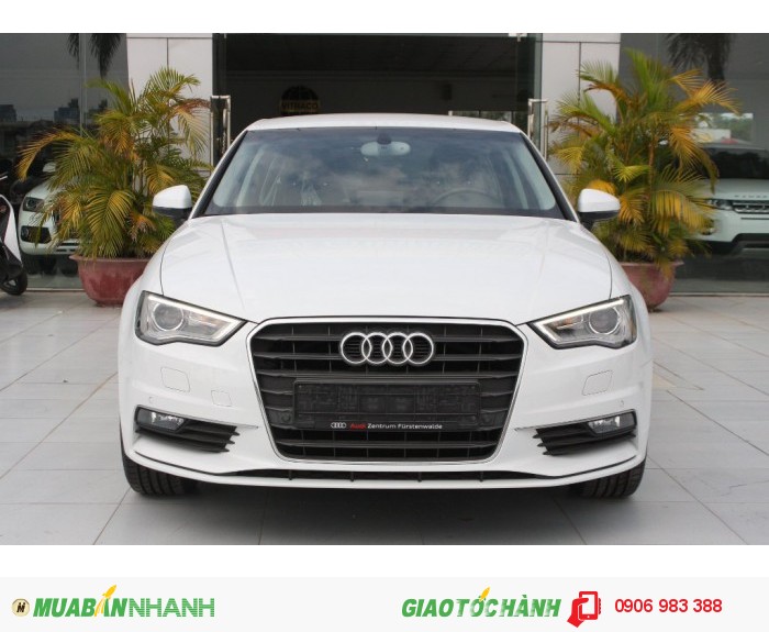 AUDI A3 Màu trắng 2014 Nội thất Nâu 2015