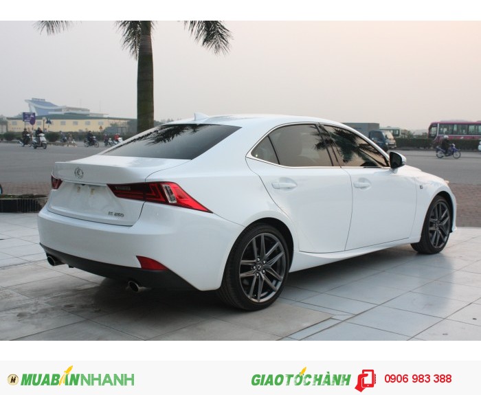 Lexus IS 250 Fsport 2015 nhập Mỹ màu trắng nội thất đỏ , xe mới 100%