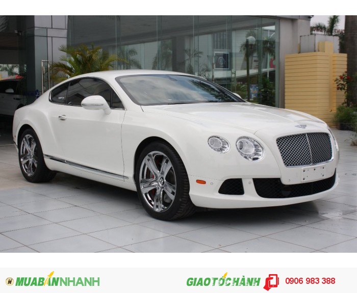 Bentley Continental GT Speed 2 cửa 2014 màu Trắng nội thất kem ,Xe mới 100% nhập Mỹ