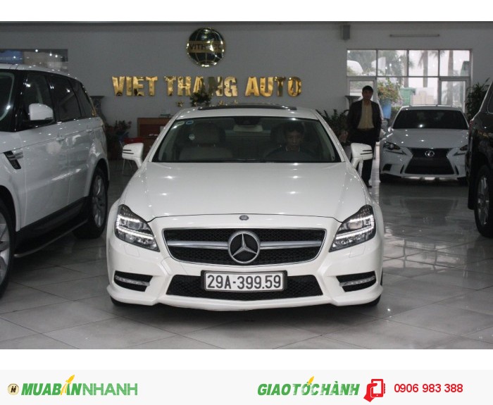 Bán Mercedes CLS 350 AMG màu trắng Sứ 2012 nội thất kem dk 2012