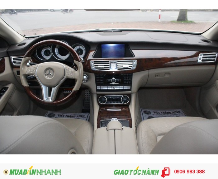 Bán Mercedes CLS 350 AMG màu trắng Sứ 2012 nội thất kem dk 2012
