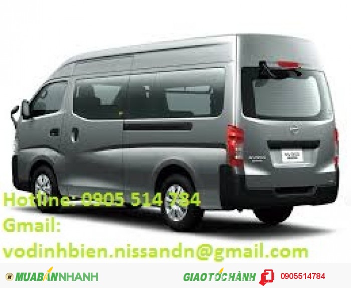 Xe Nissan Urvan 16 chỗ  2.5L mới 100% nhập khẩu.