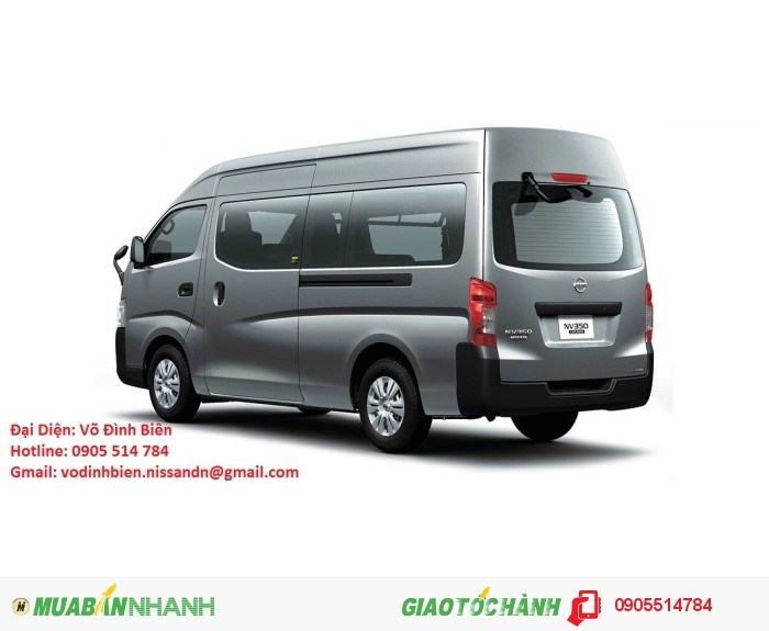 Xe Nissan Urvan 16 chỗ  2.5L mới 100% nhập khẩu.