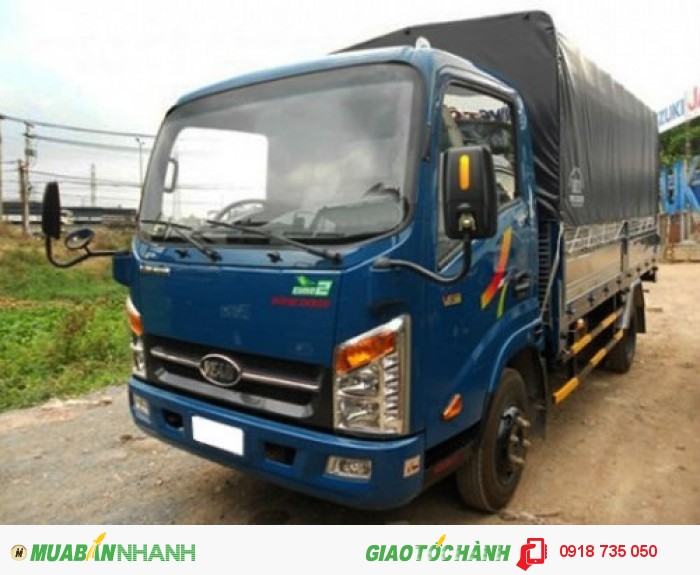 Xe tải Veam vt250 (2.5 tấn) 2,5 tấn 100% máy huyndai thùng kín và bạt
