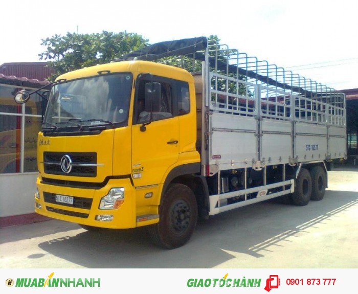 Giá xe tải Dongfeng Hoàng Huy 3 chân 13T6/13.6 tấn C260 nhập khẩu - Dongfeng Hoàng Huy 3 chân C260