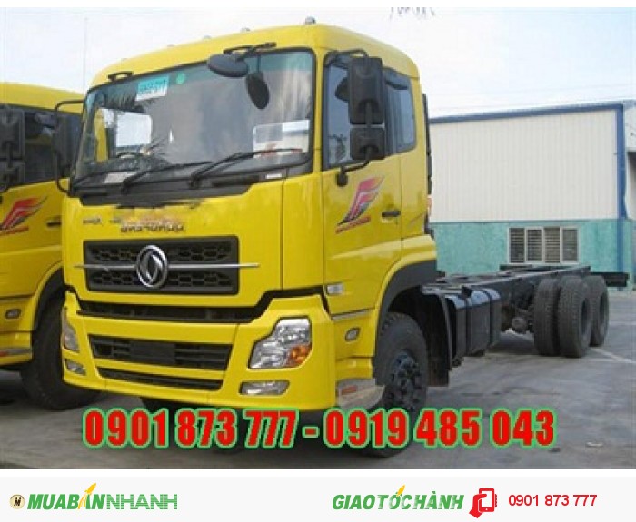 Giá xe tải Dongfeng Hoàng Huy 3 chân 13T6/13.6 tấn C260 nhập khẩu - Dongfeng Hoàng Huy 3 chân C260