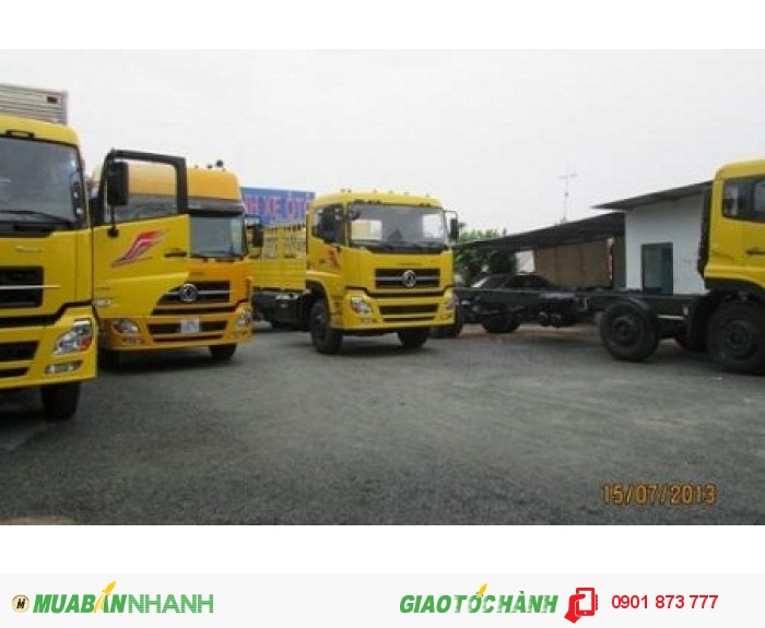 Mua bán xe tải Dongfeng Hoàng Huy giá rẻ ở đâu Sài Gòn? Giá xe tải Dongfeng 3 chân 13.6 tấn 13T6 nhập khẩu tốt nhất ở đây