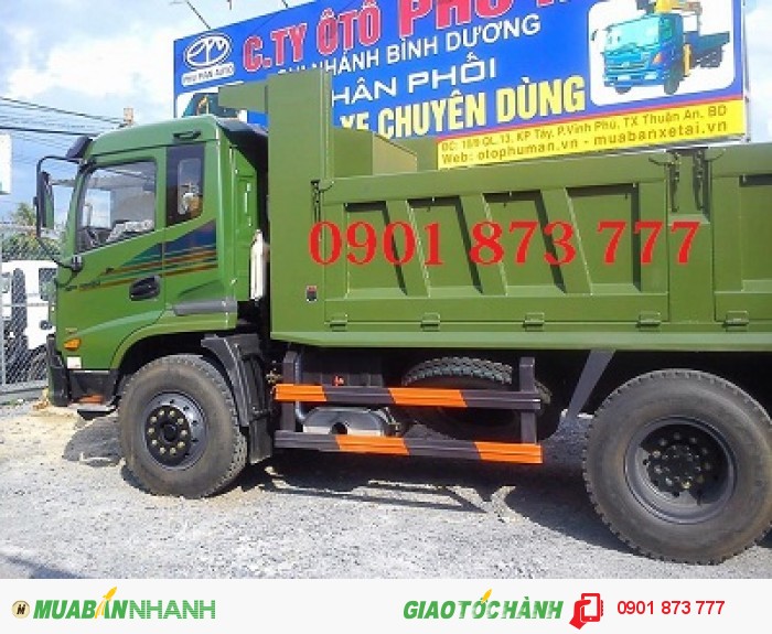 Đại lý xe ben Dongfeng Trường Giang 6 khối/7 khối/8 khối/11 khối - Giá bán xe ben Dongfeng thùng cao 8 tấc/9 tấc tốt nhất miền Nam