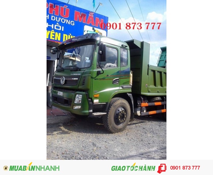 Đại lý xe ben Dongfeng Trường Giang 6 khối/7 khối/8 khối/11 khối - Giá bán xe ben Dongfeng thùng cao 8 tấc/9 tấc tốt nhất miền Nam