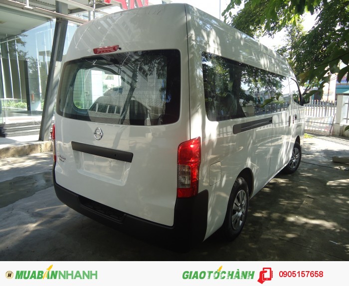 Nissan Urvan NV350 - 2.5L, Nhập Nhật, 16 chổ, Máy dầu, tại Nissan Đà Nẵng