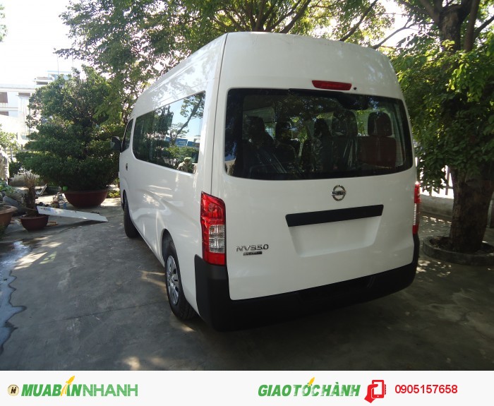 Nissan Urvan NV350 - 2.5L, Nhập Nhật, 16 chổ, Máy dầu, tại Nissan Đà Nẵng