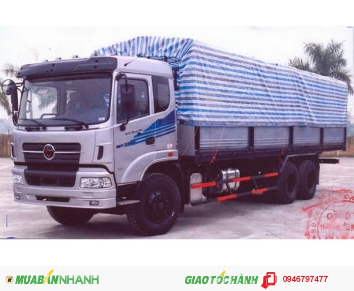 Giá bán xe tải Dongfeng 3 chân 14T5 (14.5 tấn) Trường Giang 2 cầu thật