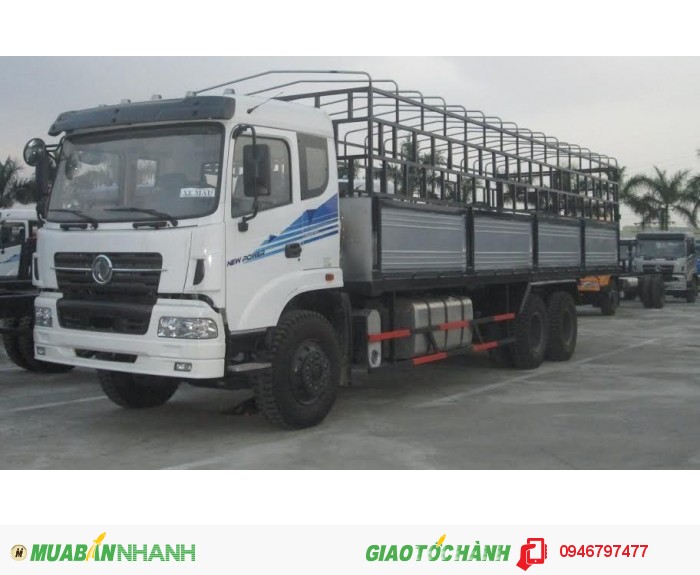 Giá bán xe tải Dongfeng 3 chân 14T5 (14.5 tấn) Trường Giang 2 cầu thật
