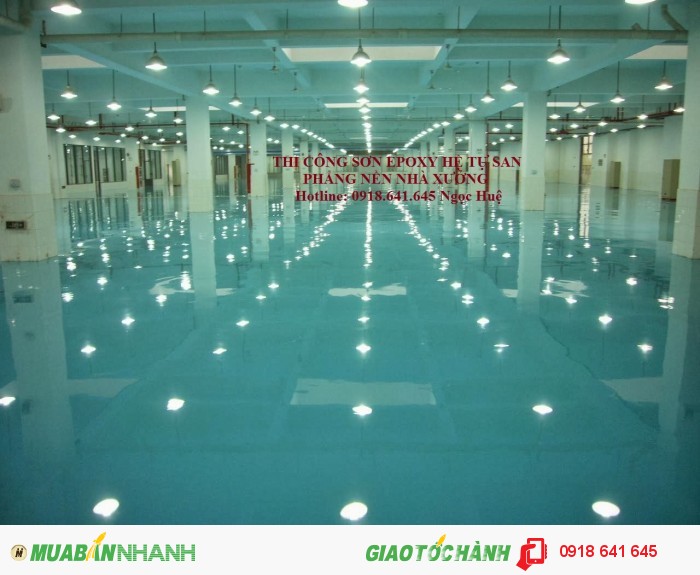 Thi công sơn epoxy KCC cho nhà xưởng giá rẻ tại Bình Dương