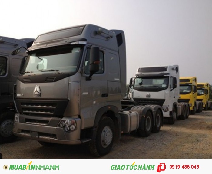 Cần mua xe đầu kéo Howo Cabin A7 375HP 3 chân 6x4 ở đâu? Giá xe đầu kéo Howo Hổ Vồ 3 chân/3 giò máy 375 rẻ nhất miền Nam