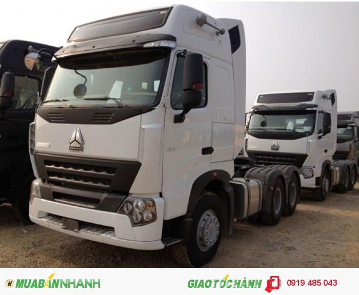 Cần mua xe đầu kéo Howo Cabin A7 375HP 3 chân 6x4 ở đâu? Giá xe đầu kéo Howo Hổ Vồ 3 chân/3 giò máy 375 rẻ nhất miền Nam