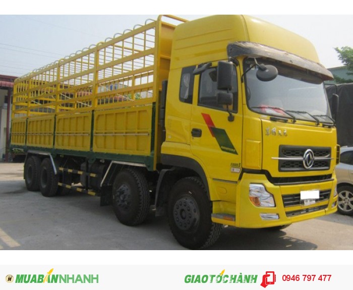 Đại lý bán xe tải Dongfeng 4 chân máy L315 cummins 18 tấn Hoàng Huy nhập khẩu
