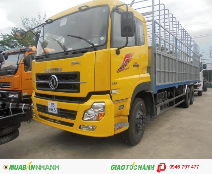 Giá xe tải Dongfeng 3 chân 13T5 ( 13.5 tấn ) máy C260 Hoàng Huy