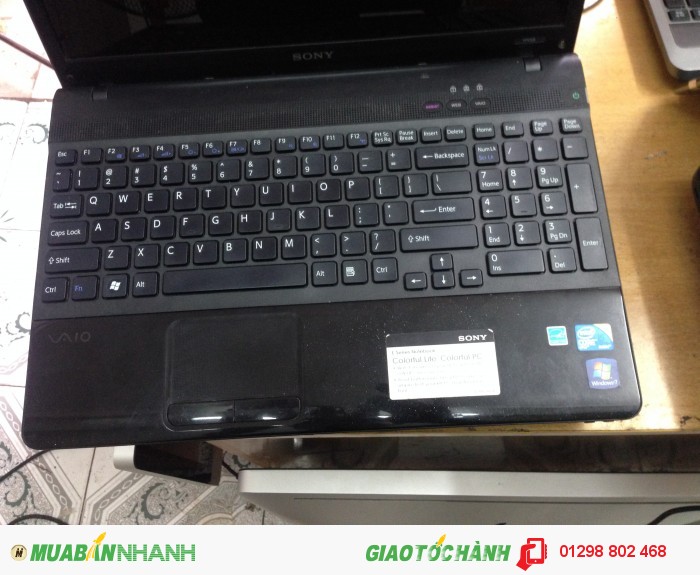 Laptop sony vaio vpceb (đen) core i5, máy đẹp