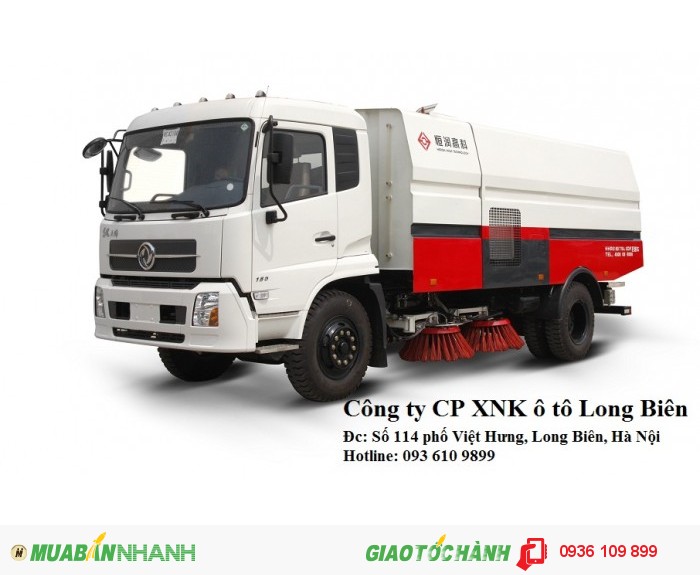 Xe quét đường hút bụi, Isuzu, hyundai, Daewoo, Fuso, Dongfeng 4, 5-6m3 tại Hà Nội 2016, 2017