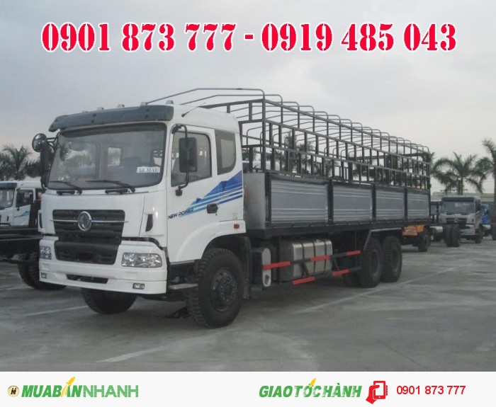 Xe tải Dongfeng Trường Giang 4 chân 2 cầu thật